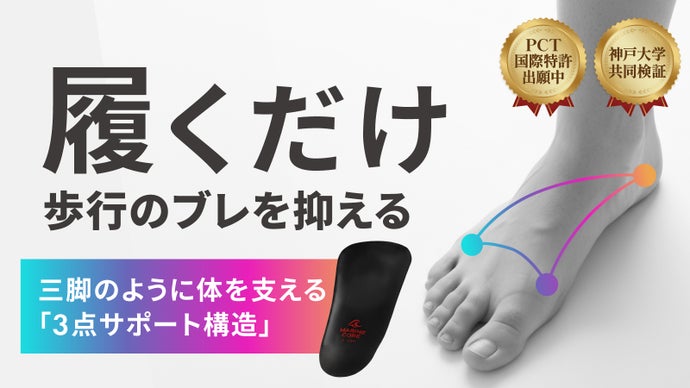 【超薄型0.7mm】履くだけで歩きが変わる！ゴルフや立ち仕事に配慮したインソール