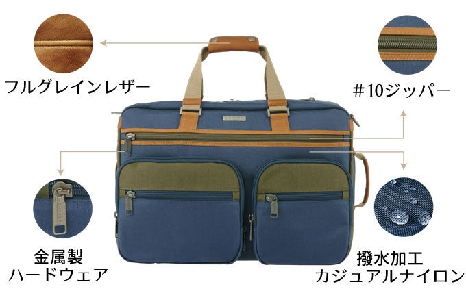 出張・旅行に最適！３ in １多機能バッグ 「JW Weekender」ブラック 出張・旅行に最適！3 in 1多機能バッグ 「JW Weekender