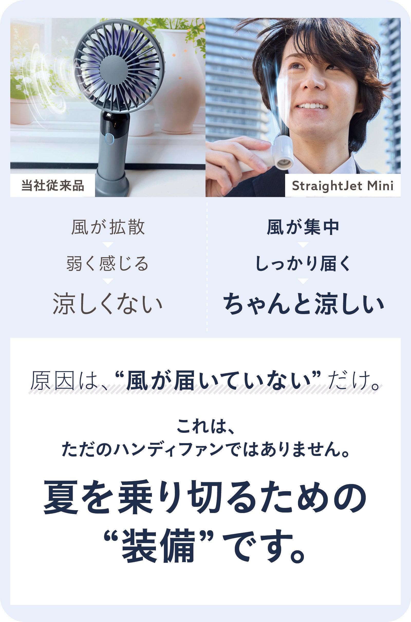 炎天下の暑さストレスをぶっ飛ばす、「ちゃんと涼しい風」が届く次世代