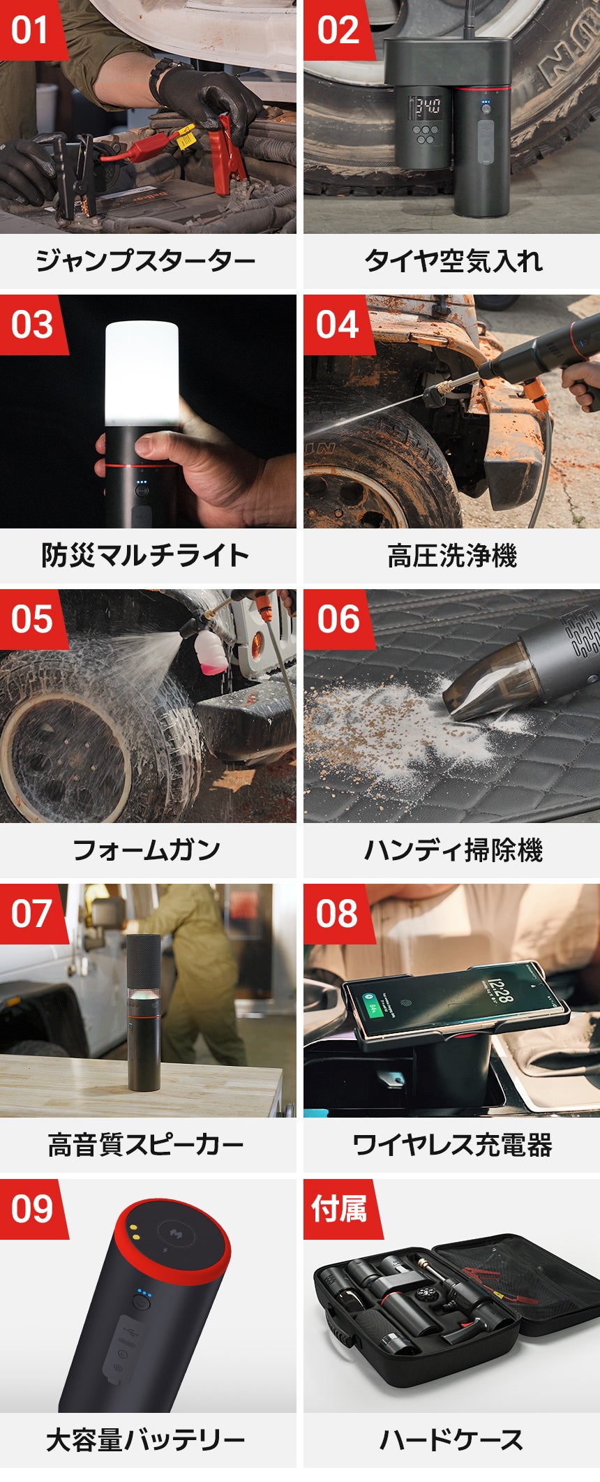 万能カー用品、カチッと秒速切替で緊急時も洗車も解決【ROAD MATE