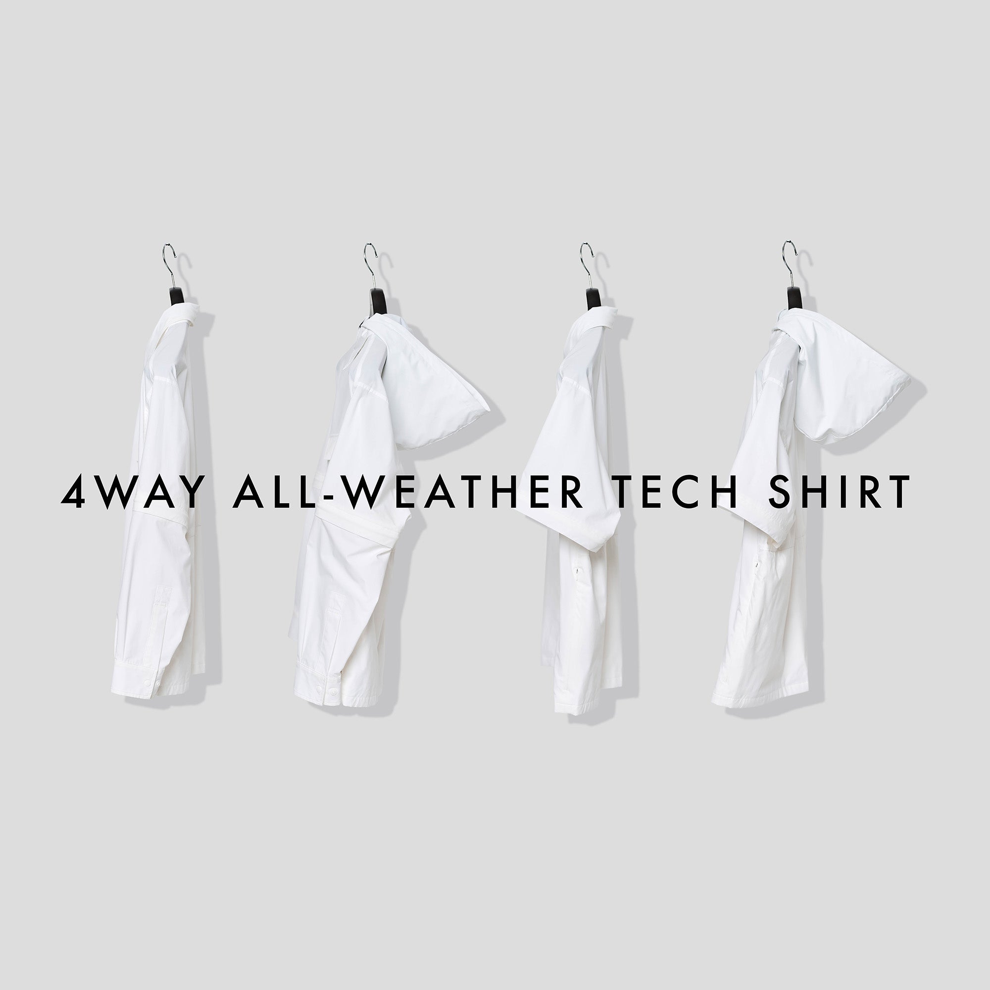 東レ・サマーシールド搭載｜日差しも雨も荷物も、年中これ1着｜4WAY