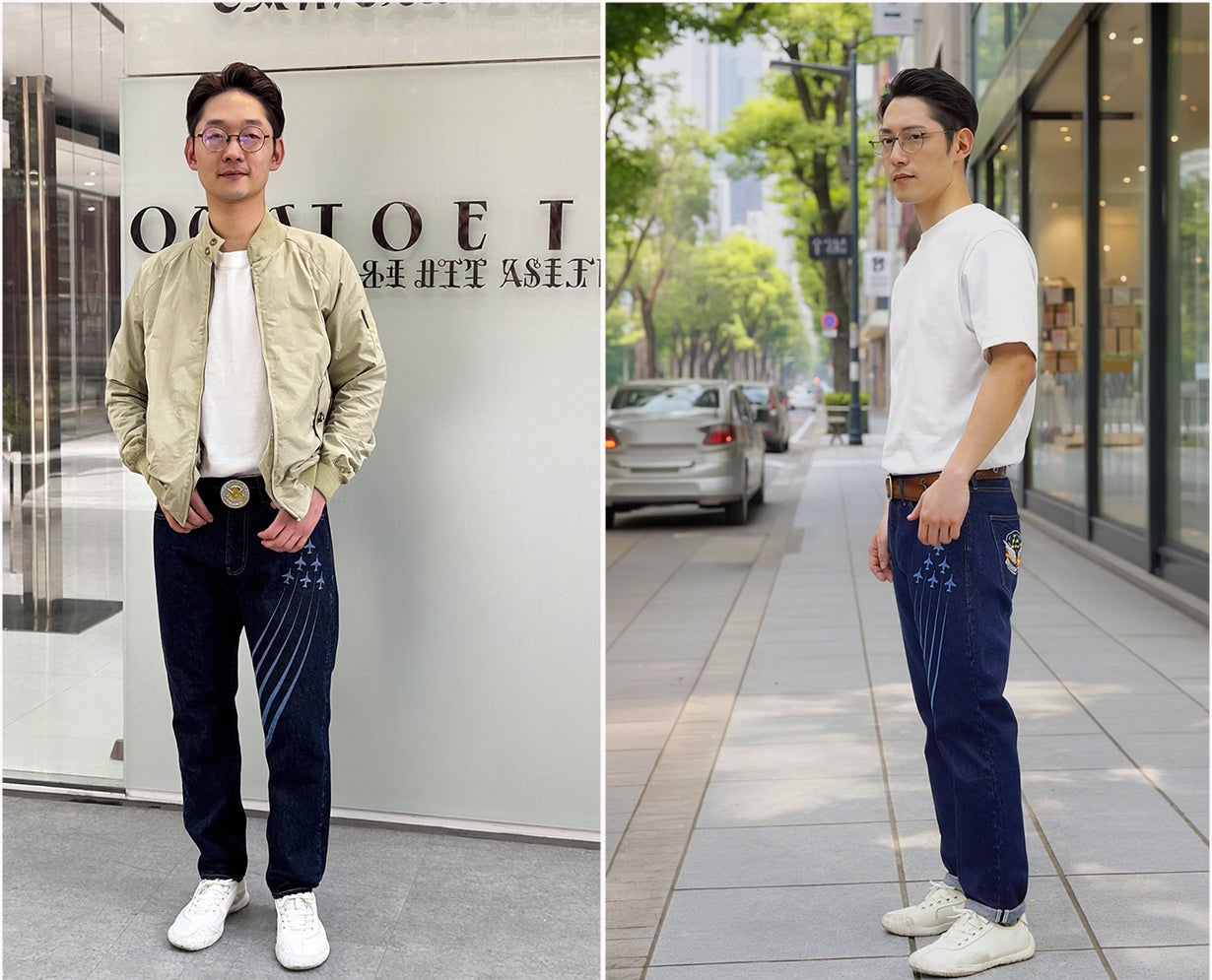 ブルーインパルス×オカヤマDENIM極 プレミアムジーンズ｜マクアケ