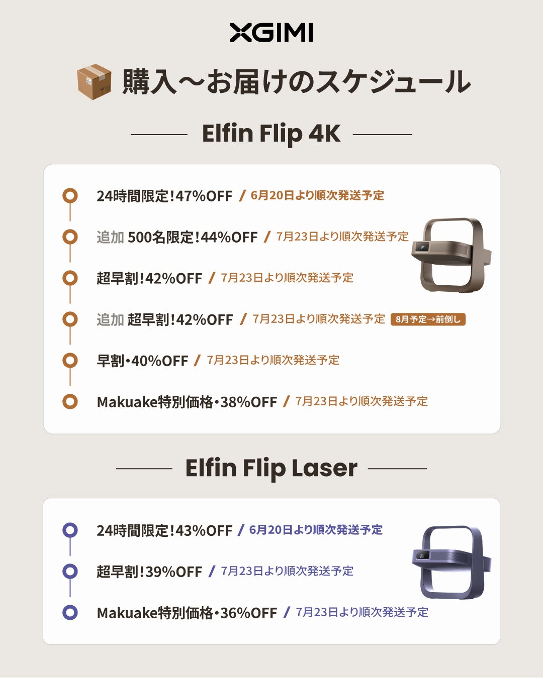 家庭プロジェクターの完成形。軽さと薄さに4Kの感動を｜Elfin Flip 4K