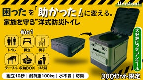 【アンコール】【1台6役】地震、災害、緊急時もこれ１つで全て解決！多機能トイレ
