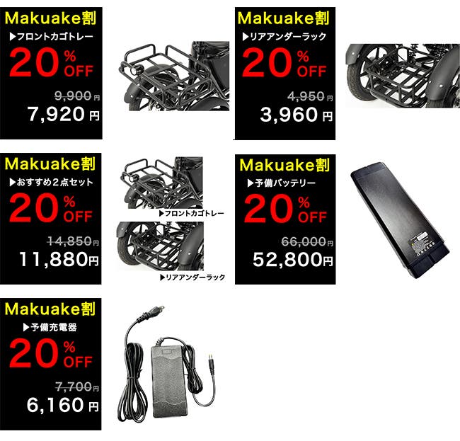 四輪の圧倒的安定感と高積載力｜免許不要の電動バイクLBIRD｜マクアケ