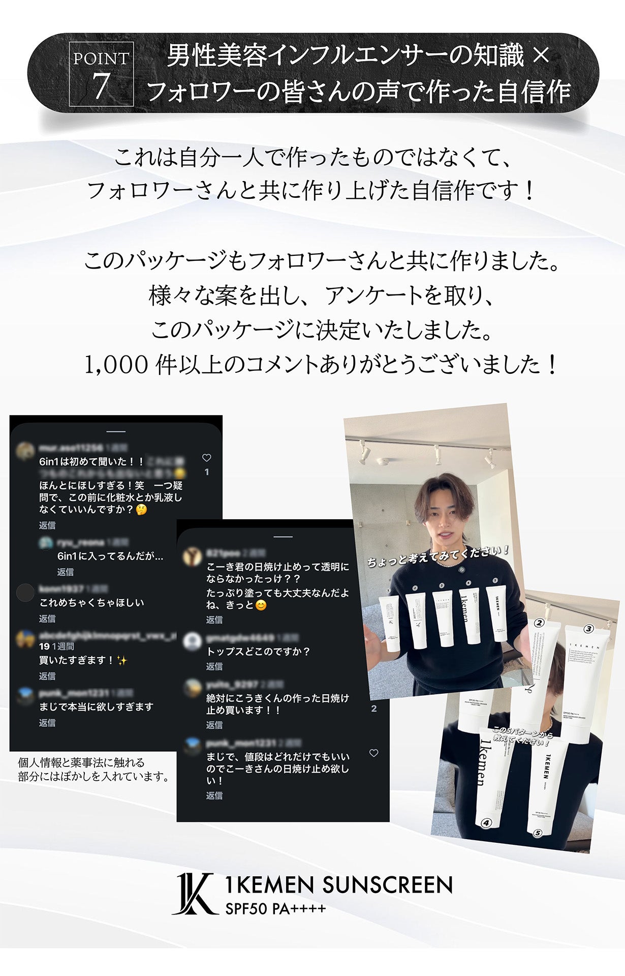 この夏必須アイテム】6in1でズボラ男性でも続けられる大容量80gの