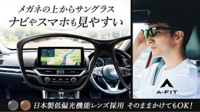 信号や標識、ナビも見やすい日本製低偏光機能レンズ採用お洒落すぎるオーバーグラス
