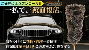 【アンコール】最高峰プレミアム！コーティング車の輝きを守るオーストリッチフェザー
