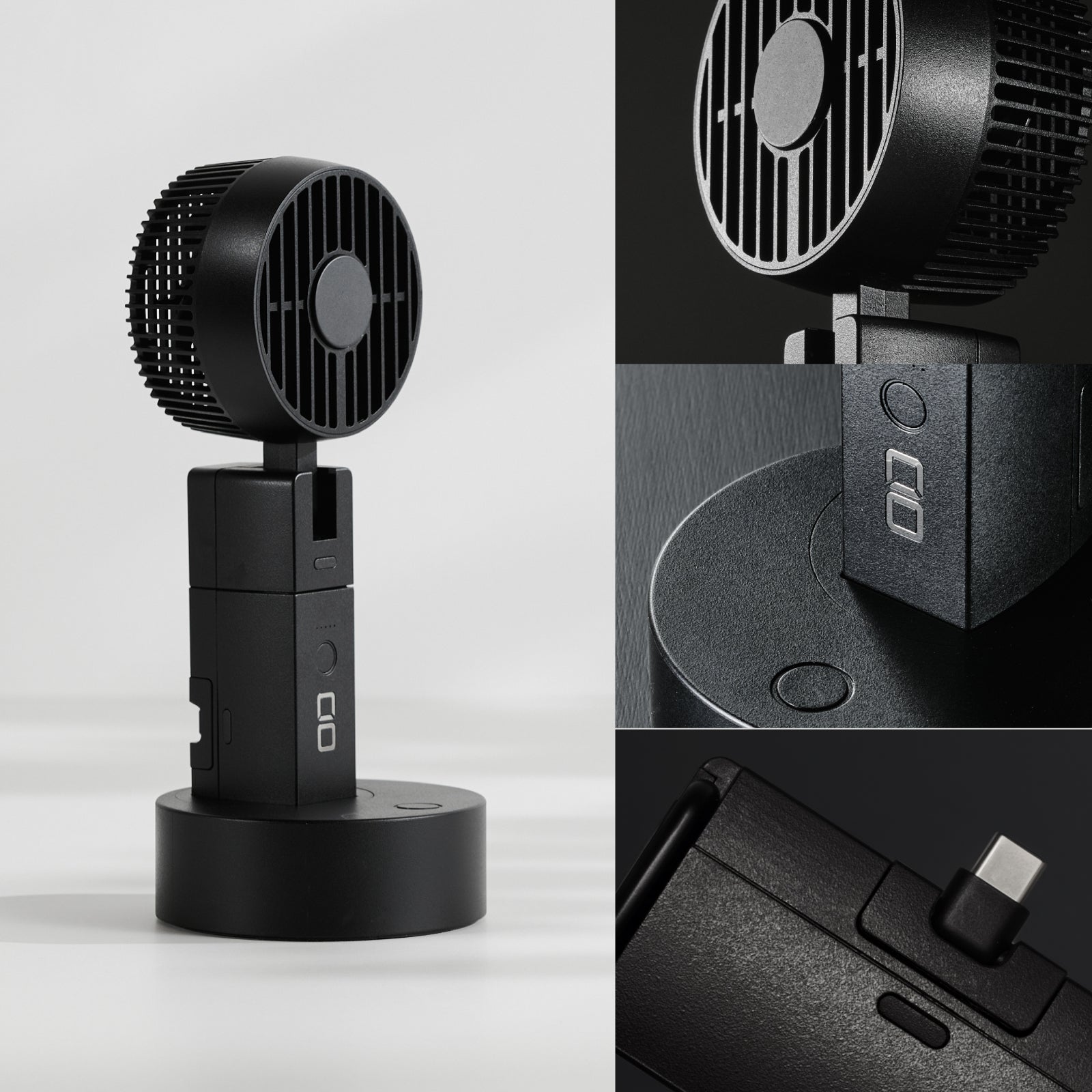 充電中でも使える。外でもデスクでも頼れる「CIO Handy Fan