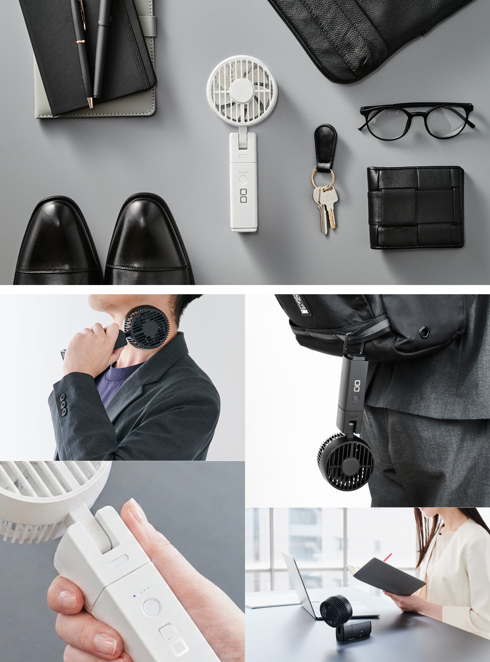 充電中でも使える。外でもデスクでも頼れる「CIO Handy Fan
