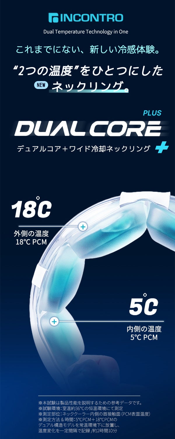 環瑠さま専用 5度×18度、ダブル温度設計。心地よいひんやり感が続くDUAL CORE＋