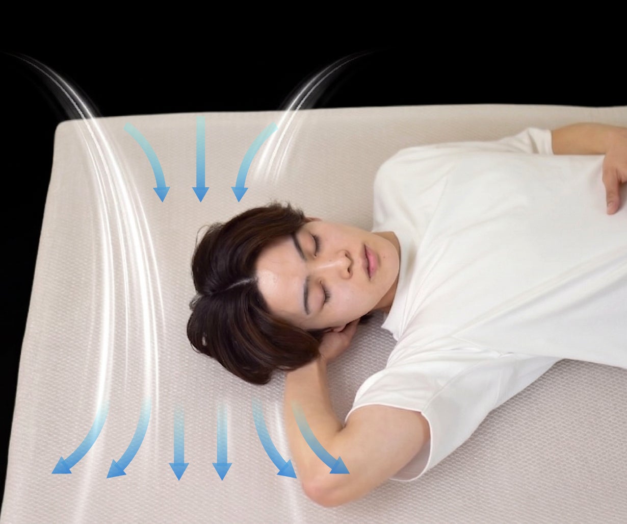夏専用】寝苦しい夜から解放！背中に風が通り熱を逃がす新発想｜呼吸