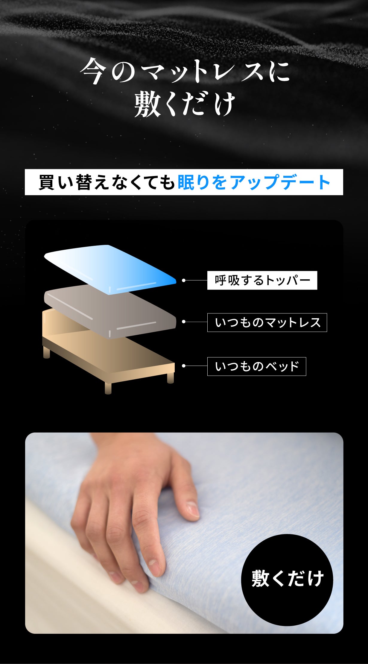夏専用】寝苦しい夜から解放！背中に風が通り熱を逃がす新発想｜呼吸