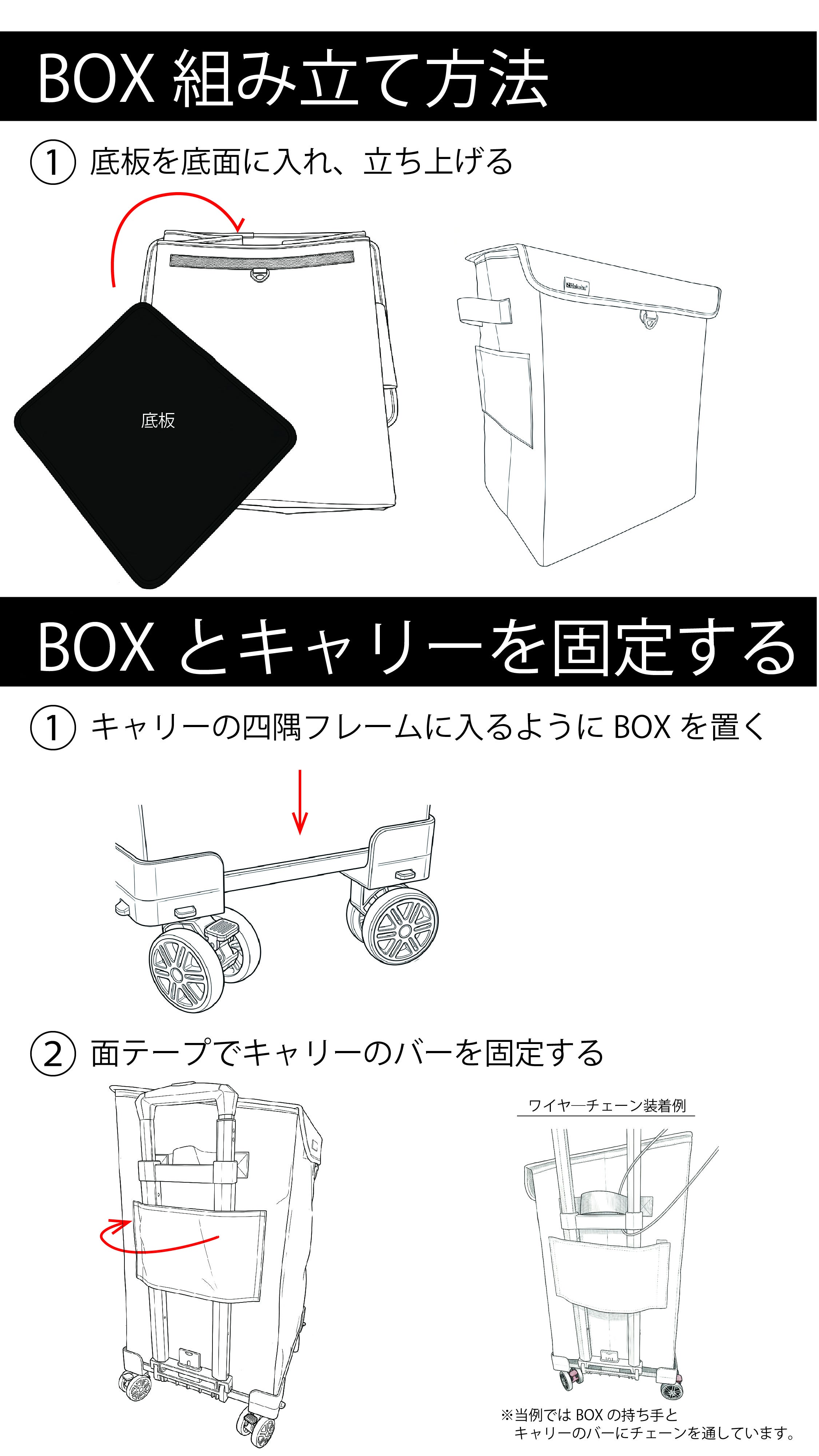 置き配を玄関までスムーズに運べる！キャリー付き宅配BOX Hakohu誕生