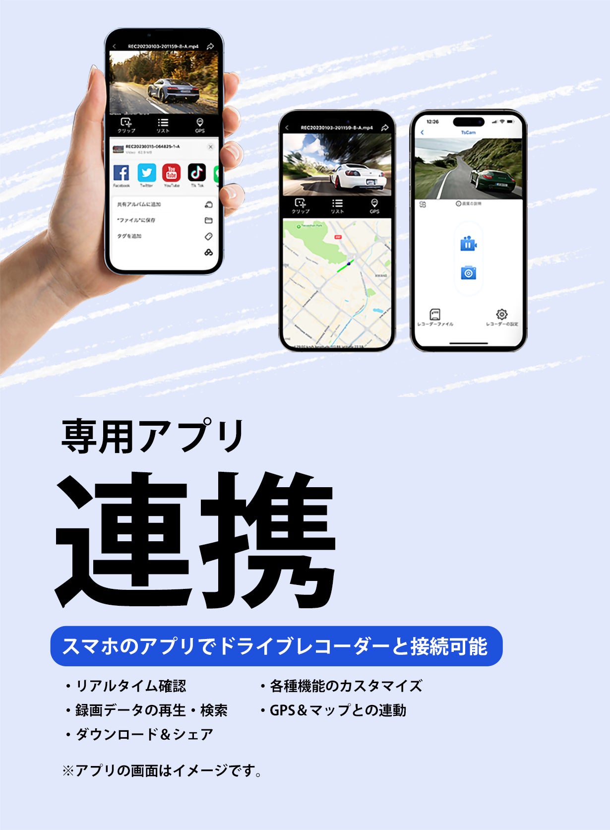 革新】5カメラ搭載ドライブレコーダー！4K高画質で360度全方位を監視