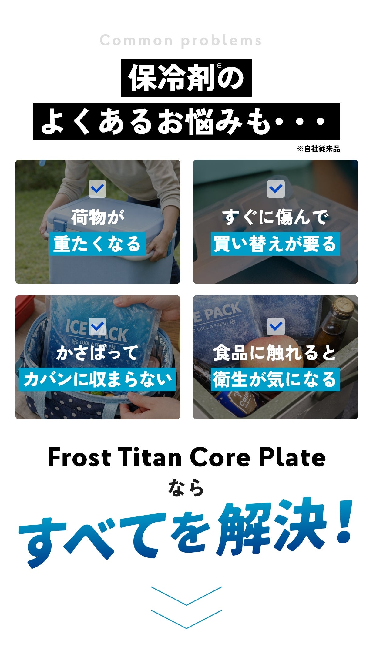 第4弾】極薄・超軽量・超冷却の純チタン製保冷剤フロストチタンコア