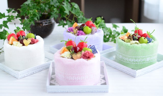 賞味期限のないケーキ!?貰って嬉しい見て楽しい。泉州タオルを使った