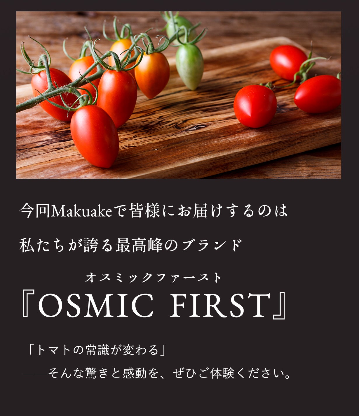 10,000粒に1粒の特別】※ミシュランシェフも唸る オスミック トマト14度