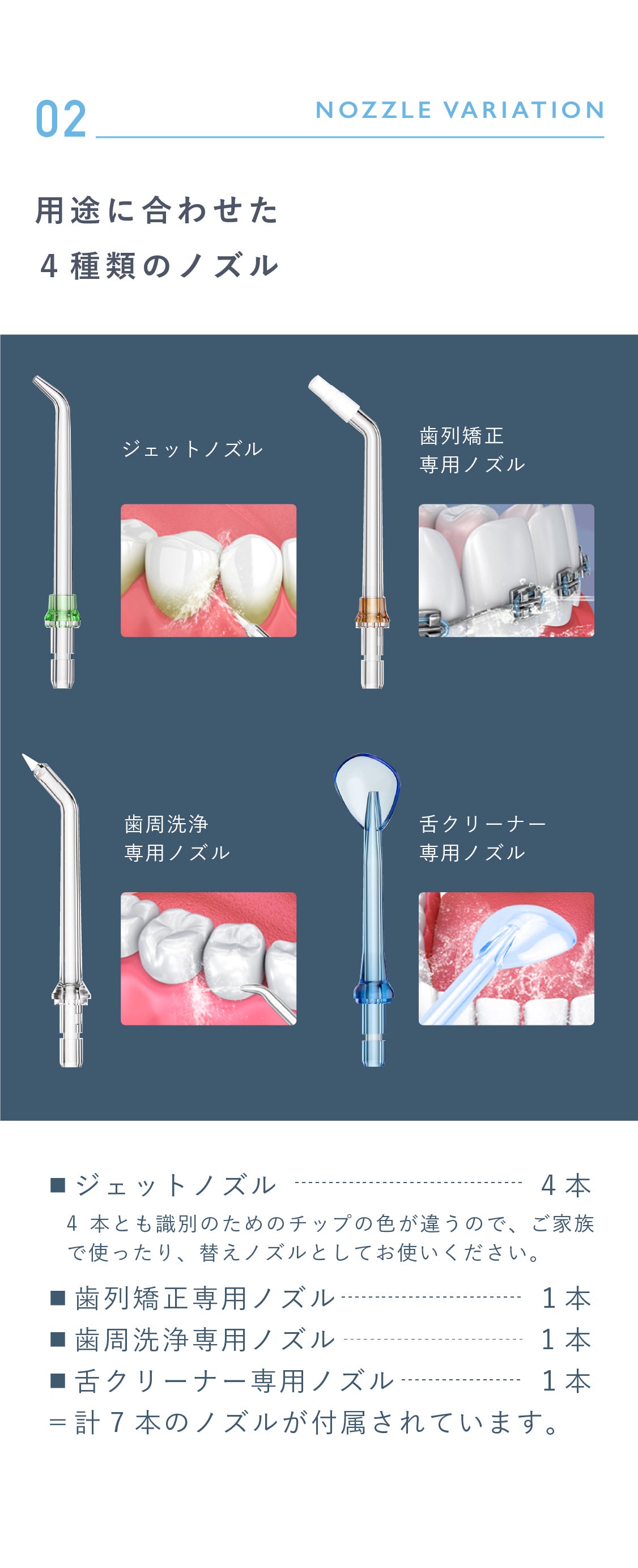 これ1本で歯周・口腔・舌ケアまで！口腔洗浄器ナノバブルフロッサー