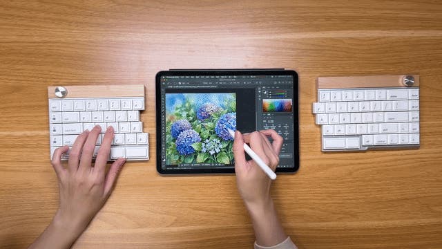 デスクが整う、姿勢が整う。完全無線分割キーボード Jiffy75 LP