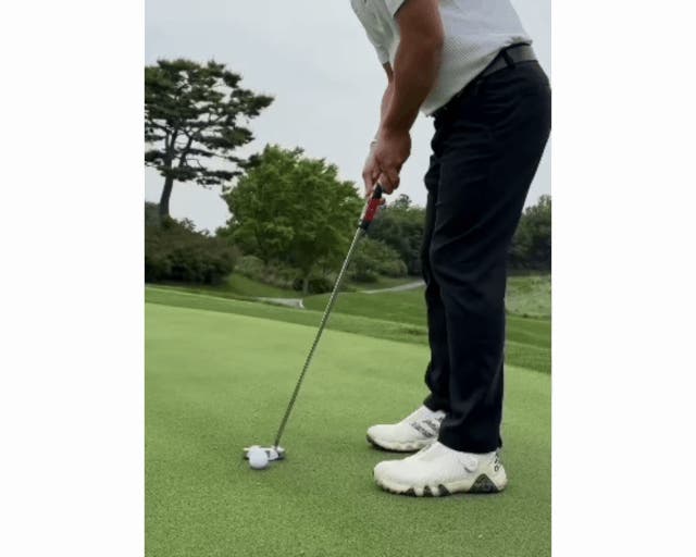 パターの芯で打つ感覚を練習！貼るだけのパッティングサポート