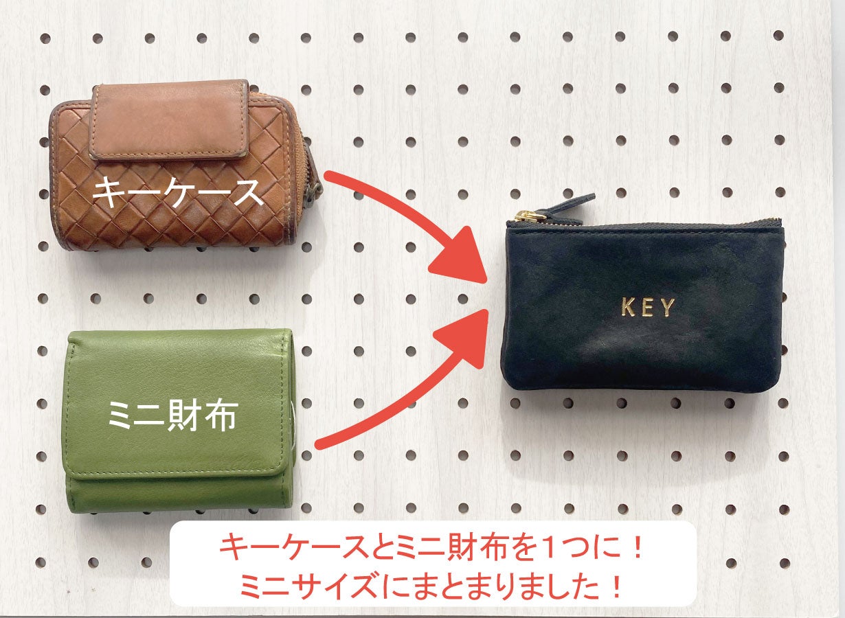 キーケースもミニ財布もこれ1つでOK！言葉がつなげる新しいミニ財布の