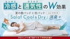 【熱帯夜対策に！】体の下を空気が通る。熱と湿気を逃す３D構造の敷きパッド。