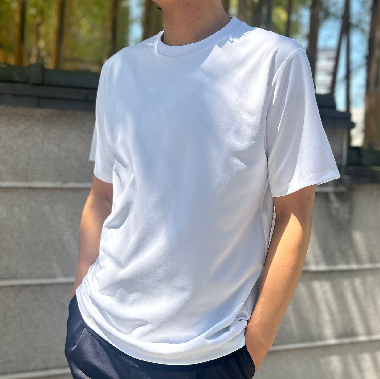 K-3B｜石川の繊維技術から生まれた、 和紙素材のビジネスTシャツ