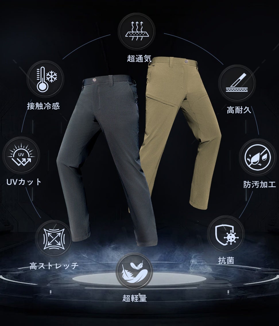 風が通る極冷感！超伸縮×49立体裁断でどんな動きも自由自在。Air Pro