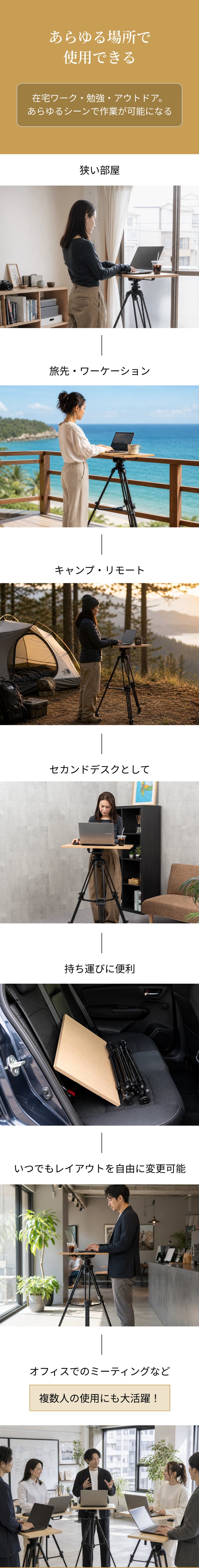 新発想】「立つだけ」でパフォーマンスは変わる。三脚式ポータブル昇降