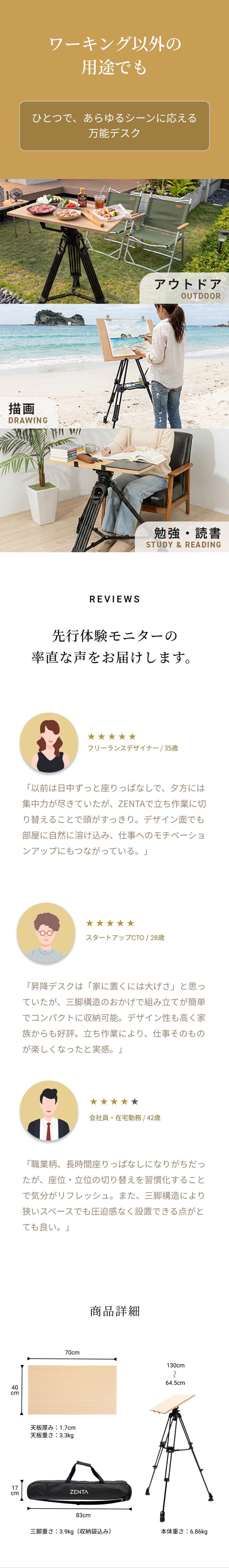新発想】「立つだけ」でパフォーマンスは変わる。三脚式ポータブル昇降