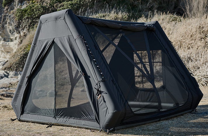 設営4分】オプション全部入り！ソロデュオ向けエアテントTHE AIR TANK