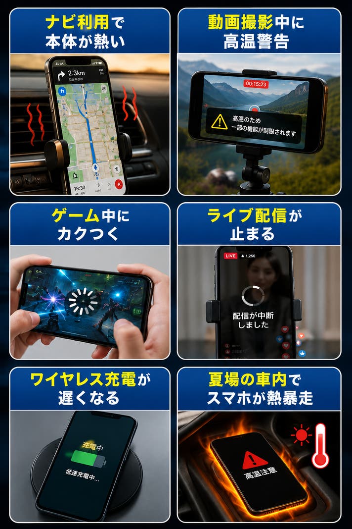 スマホの発熱対策に。 車載・撮影等で活躍する多機能ペルチェ搭載