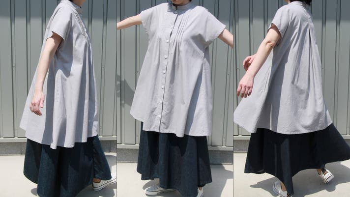 最近、Tシャツがしっくりこない。」ゆったり上品見えコットンリネン
