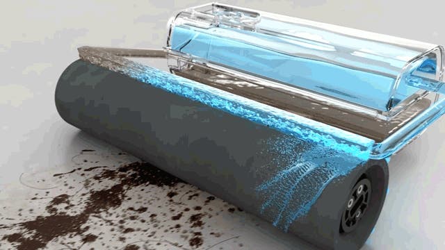 体感500g・フルフラット・排気を抑制】指一本で床を丸洗い。水拭き掃除