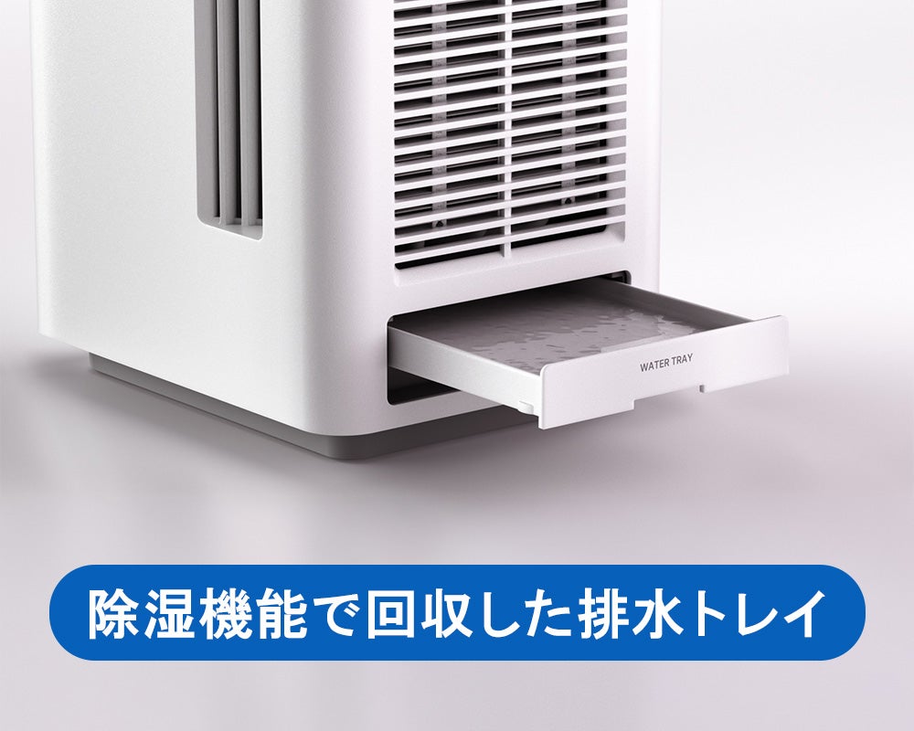 氷×ペルチェ冷却】ジメジメしない快適な涼風！除湿冷風の次世代
