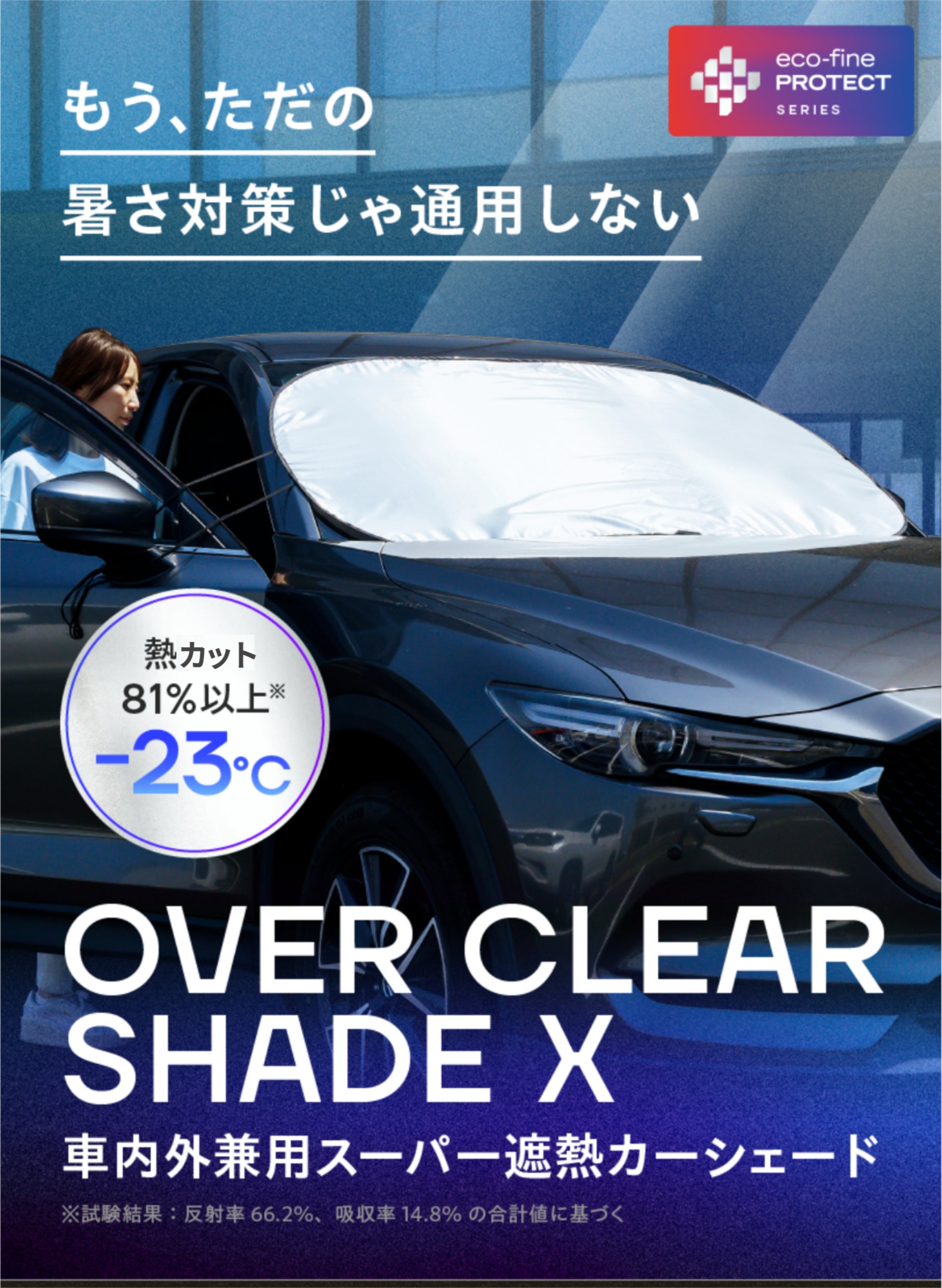 AOR3000非常識な大幅値下げ不可ジャンク品 車内外兼用】フロントガラスを熱するな！70℃の暑さに抗う独自技術の遮
