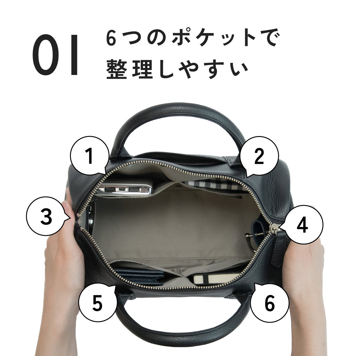 AI×職人×視聴者】全部、居場所がある。収納に迷わない本革ボストン