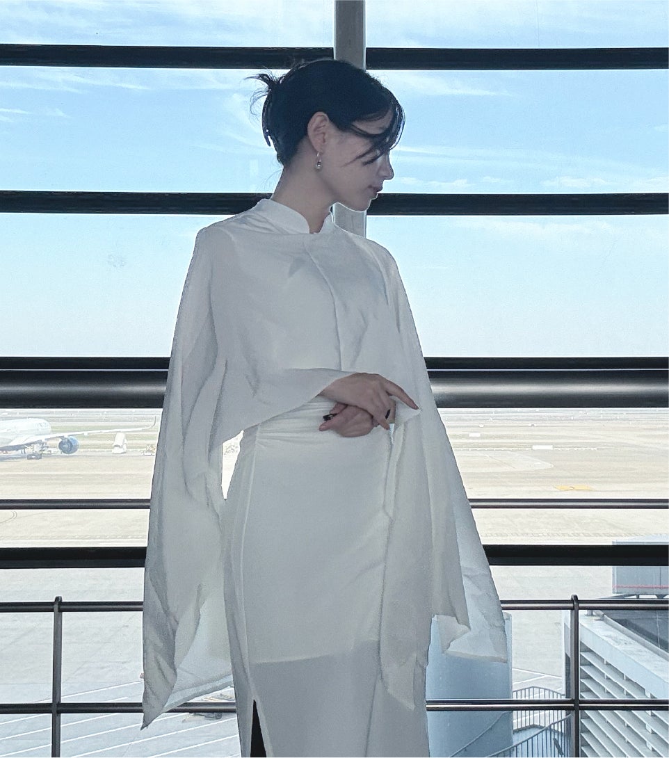 1着4役 丹後ちりめんと和裁職人が作る、軽くて持ち運べる旅用羽織物