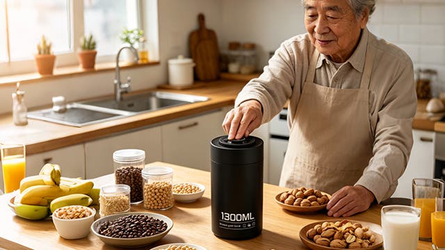 面倒な保存作業から解放！お気に入りの香りも旨みも長続きする全自動