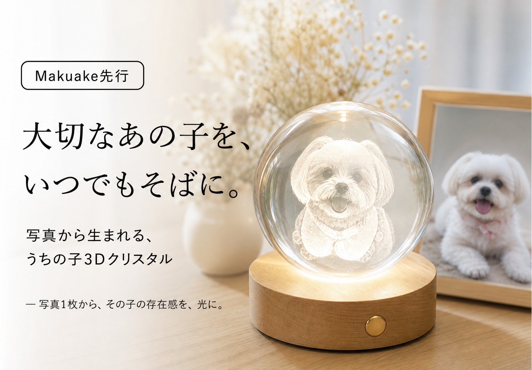 大切なあの子を、いつでもそばに。写真から生まれる「うちの子3D