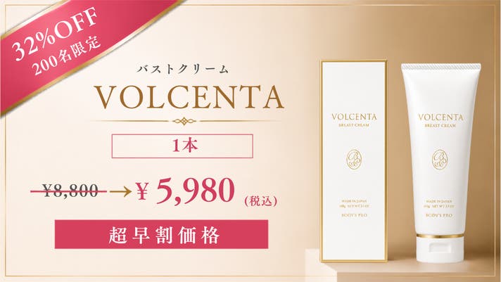 VOLCENTA BREAST CREAM 2個セット 自分のバストが好きになる 10年以上愛され続けたVOLCENTAが新処方