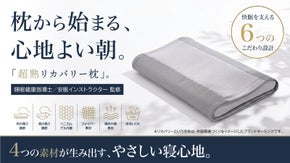 【遠赤&times;体圧分散】ハニカムゲルと高反発ファイバーで寝返りを支える高機能快眠枕！