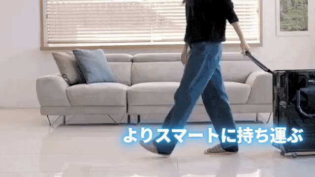 買い物も、旅行もコレ1つで！くるくる小回り360度回転ローリングカート
