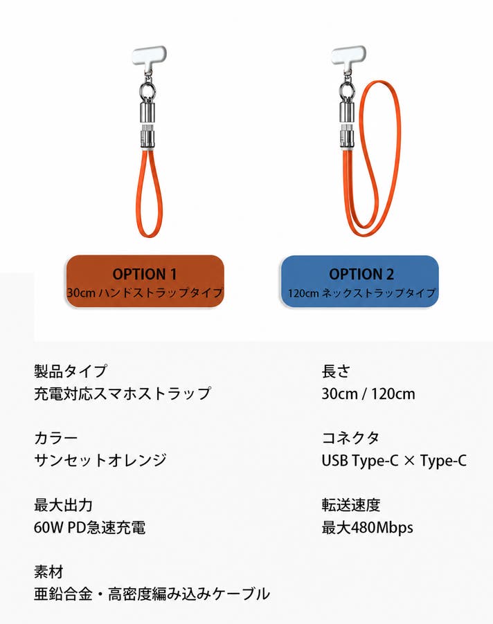 もうケーブルを探さない】身につけて使える最大240Wストラップ型充電