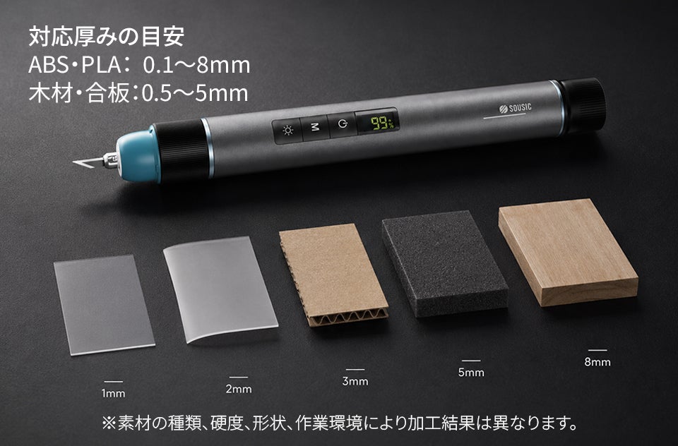 45Wの破壊力！硬い素材もサクッと切れる自動追従型コードレス超音波
