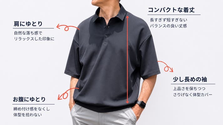 40代からの毎日に寄り添う、大人アクティブポロ ※日本製｜マクアケ