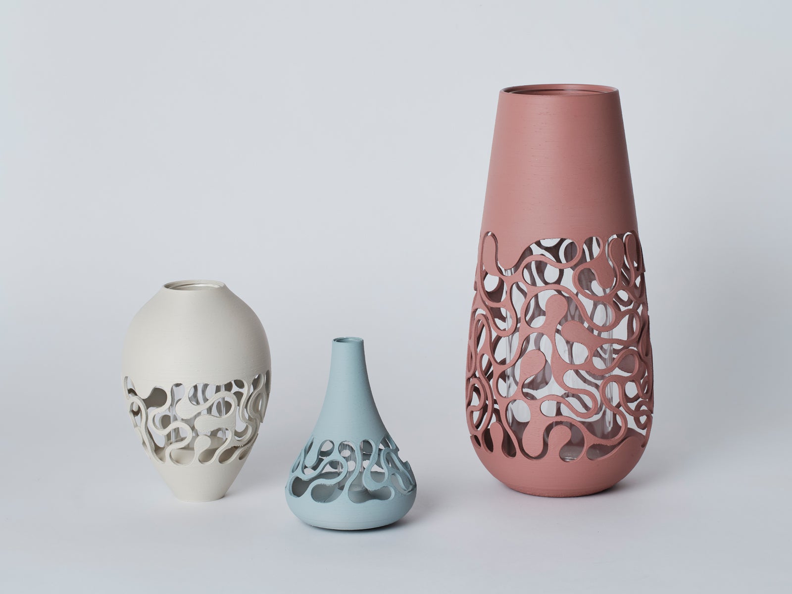 建築家が生んだ生命の造形が花と空間を咲かせる3Dプリント花器