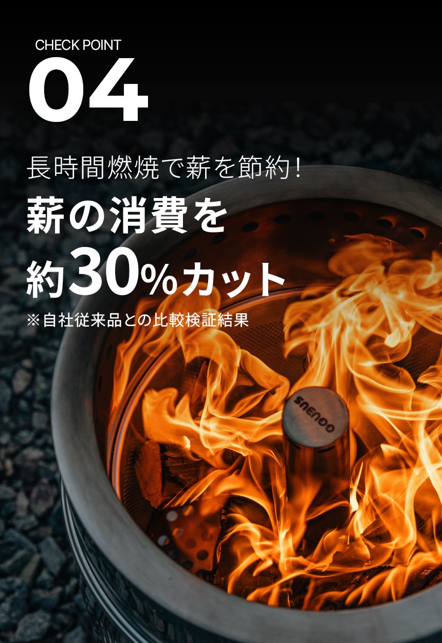 驚異の高燃費】煙と灰を極限カット！美しきサイクロン炎を生む3次燃焼