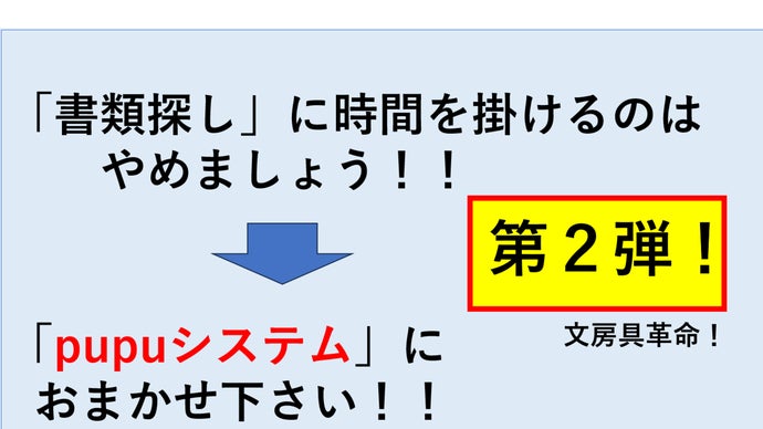 A4書類の管理は面倒！　抜き差し自在の【pupuシステム】にお任せ下さい！